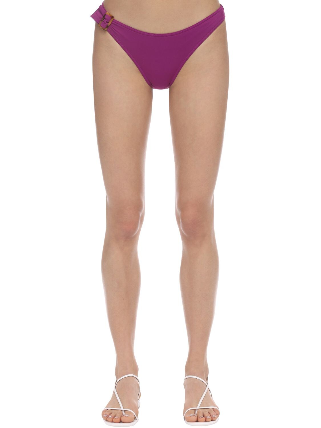 Eres Spy Belted Bikini Bottoms In Purple