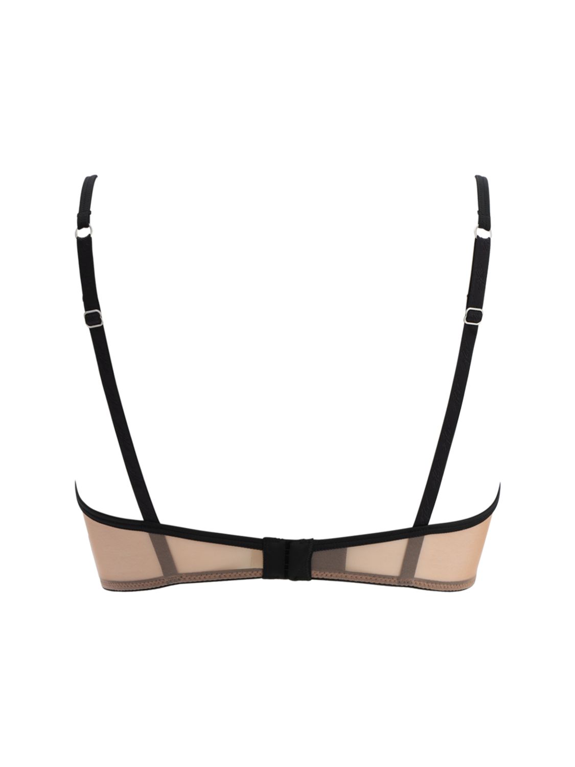 NOELLE WOLF MIST EMBROIDERED BANDEAU BRA