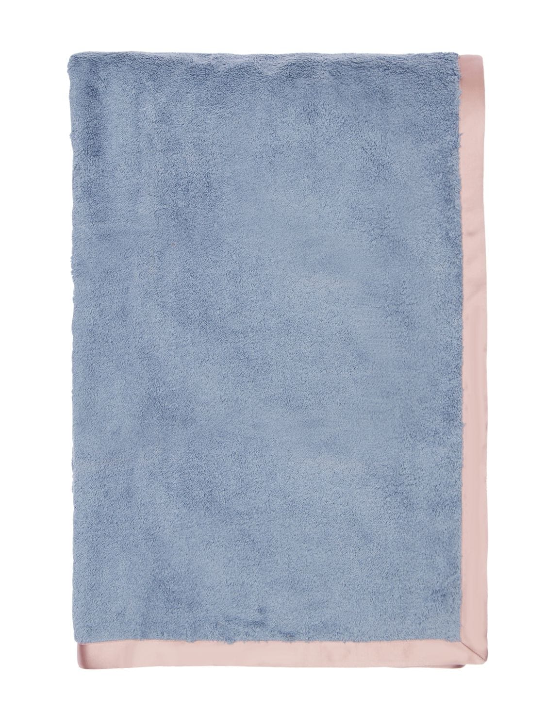 Alessandro Di Marco Cotton Terrycloth Bath Towel In Grey,pink
