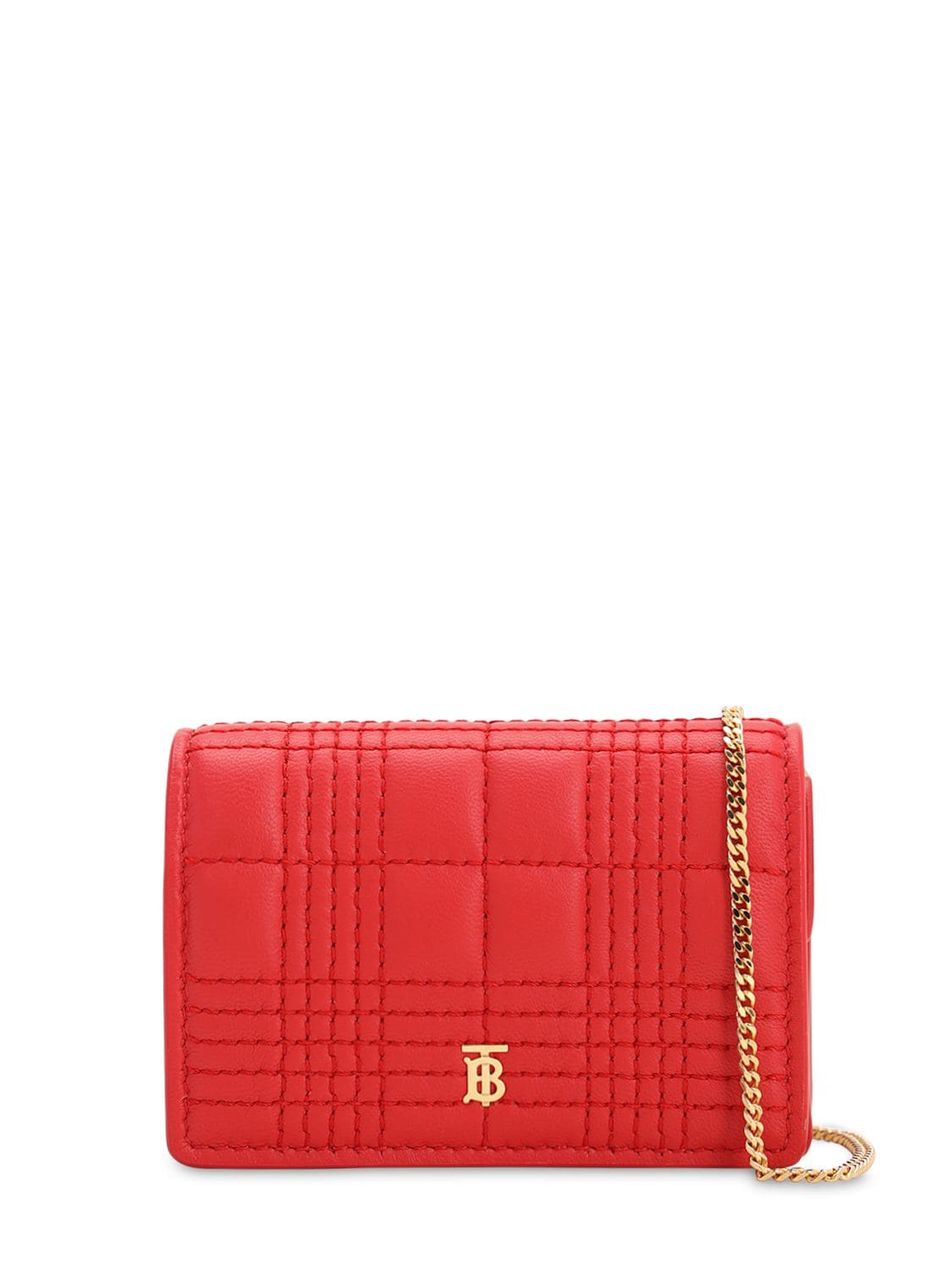 BURBERRY JESSIE QUILTED LEATHER WALLET CHAIN,71ID1H041-QTE0NJA1