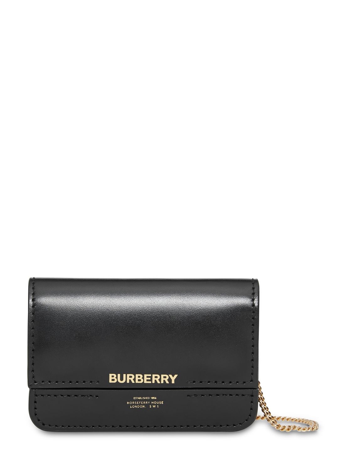 BURBERRY JODY SMOOTH LEATHER WALLET CHAIN,71ID1H053-QTEXODK1
