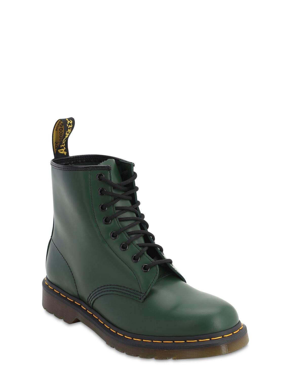 green smooth dr martens