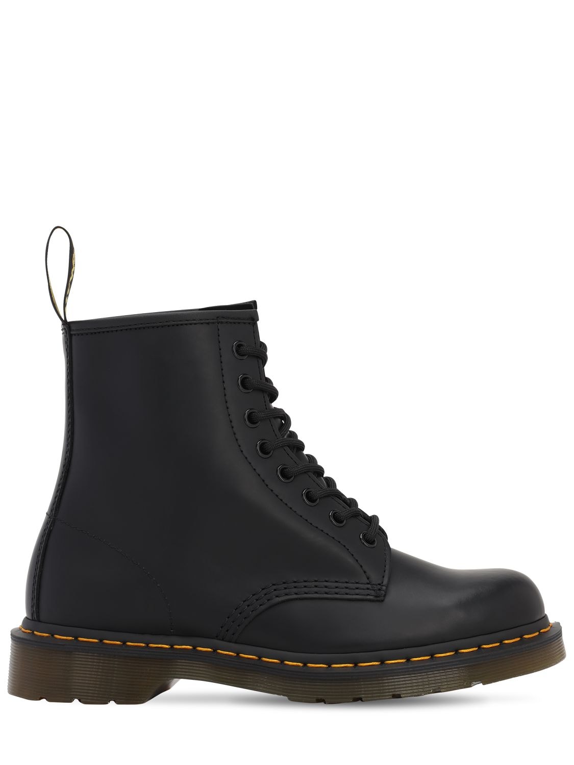 Dr. Martens' 30mm 1460 Leather Boots In 黑色