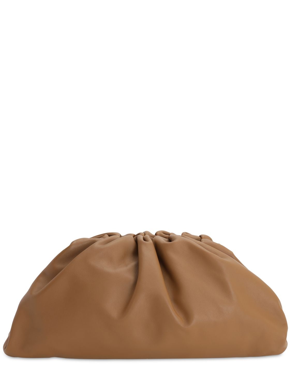 Bottega Veneta The Pouch Leather Bag In Caramel