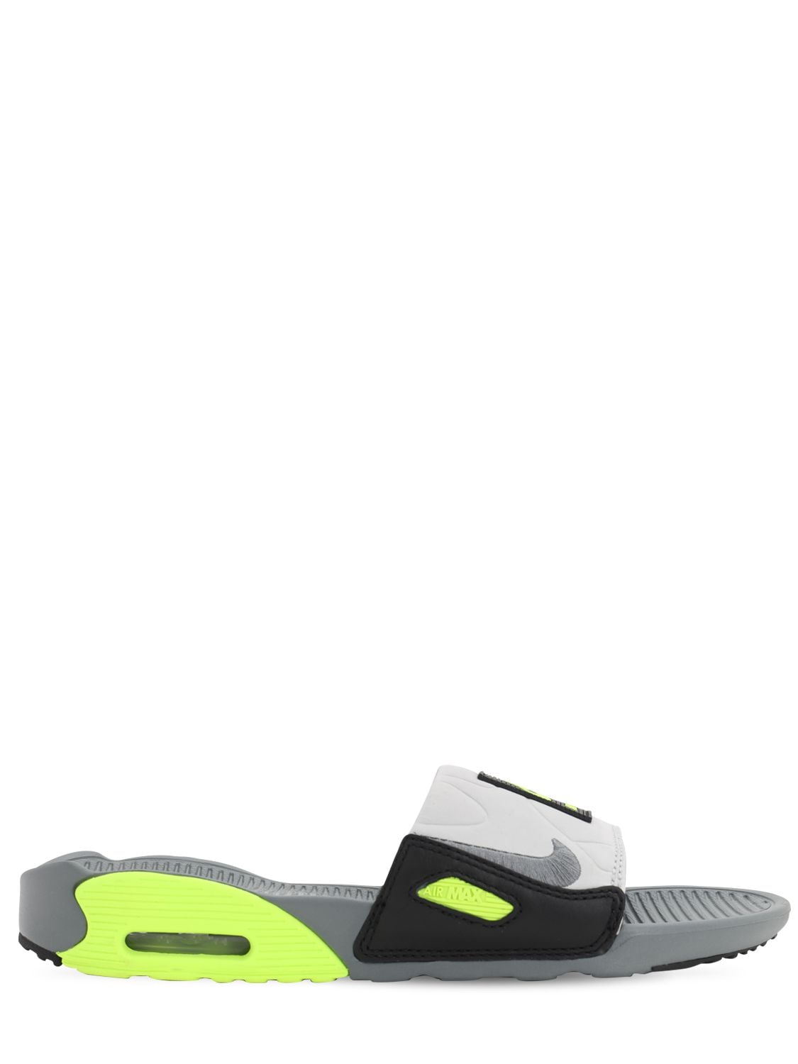 air max 90 slide smoke grey volt black
