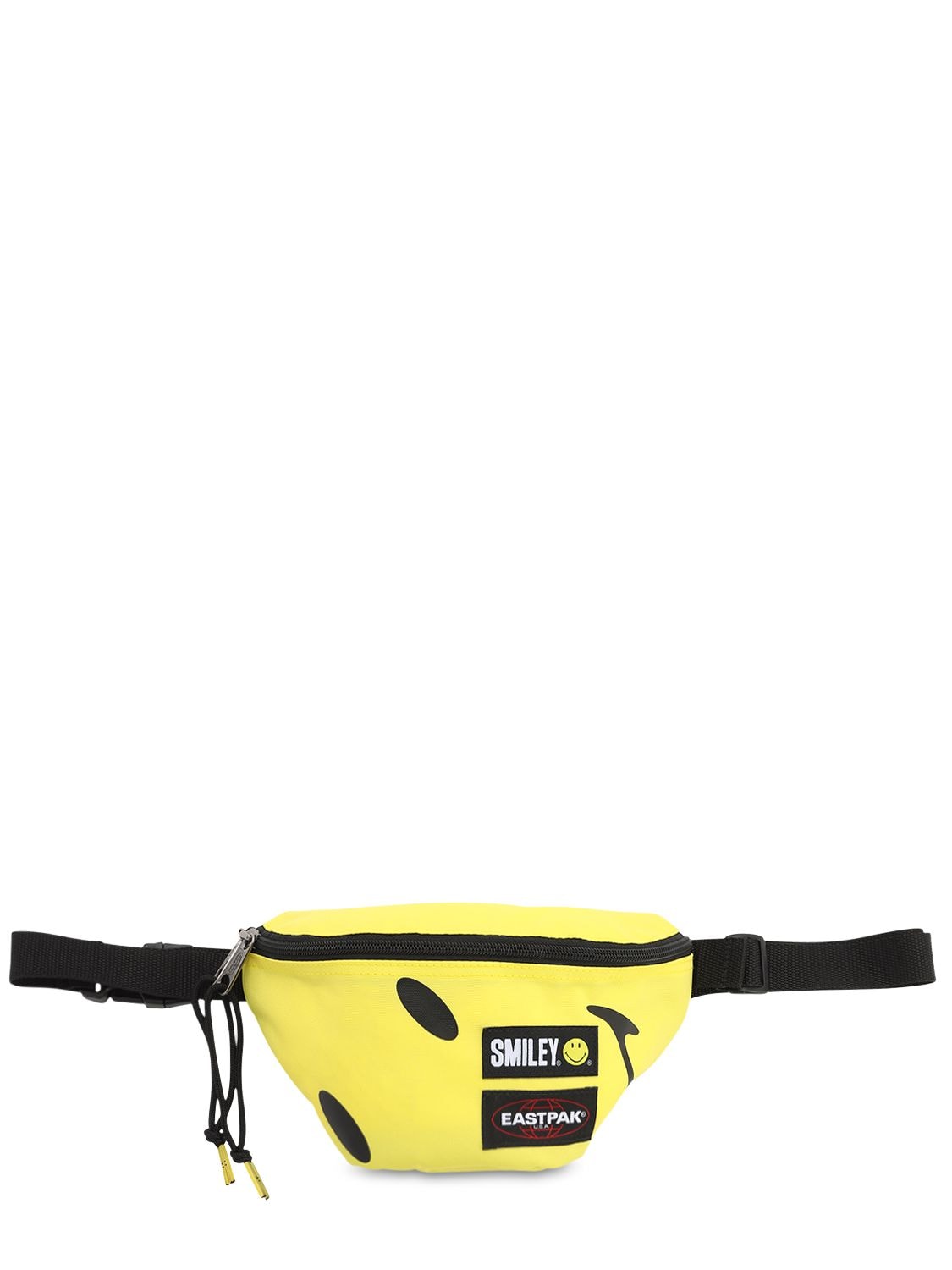 Eastpak Springer Smiley Belt Bag In Yellow