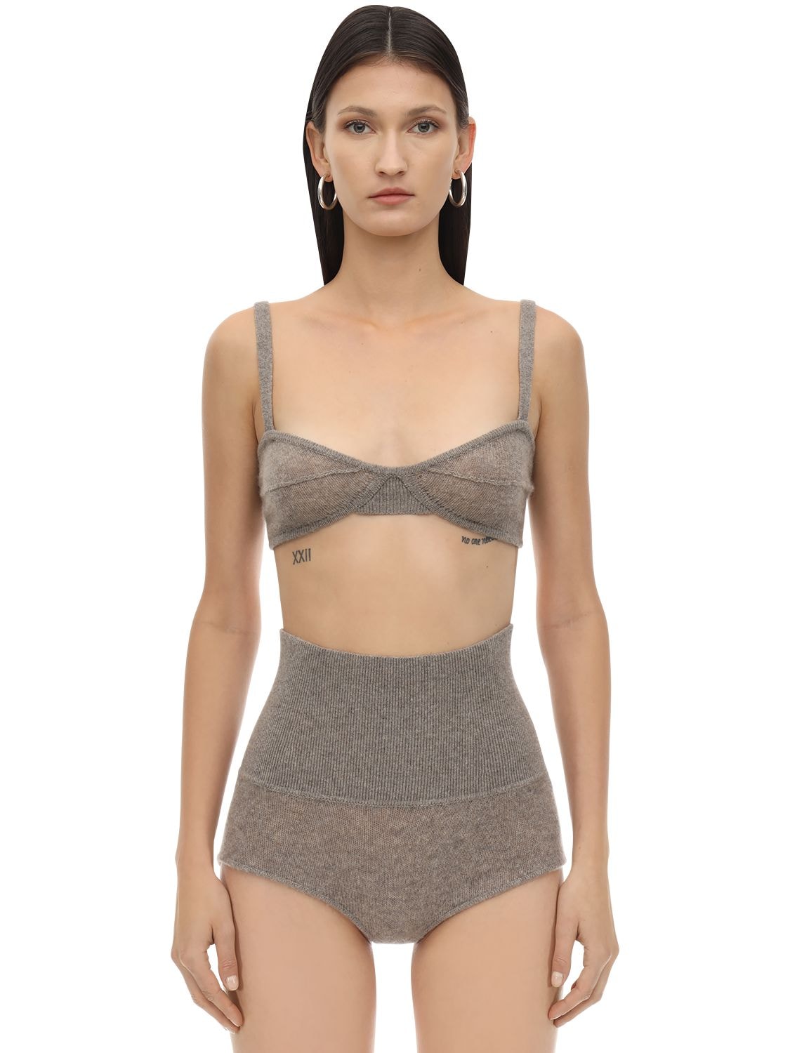 KHAITE EDA CASHMERE KNIT BRALETTE,71IDLK003-MJE20