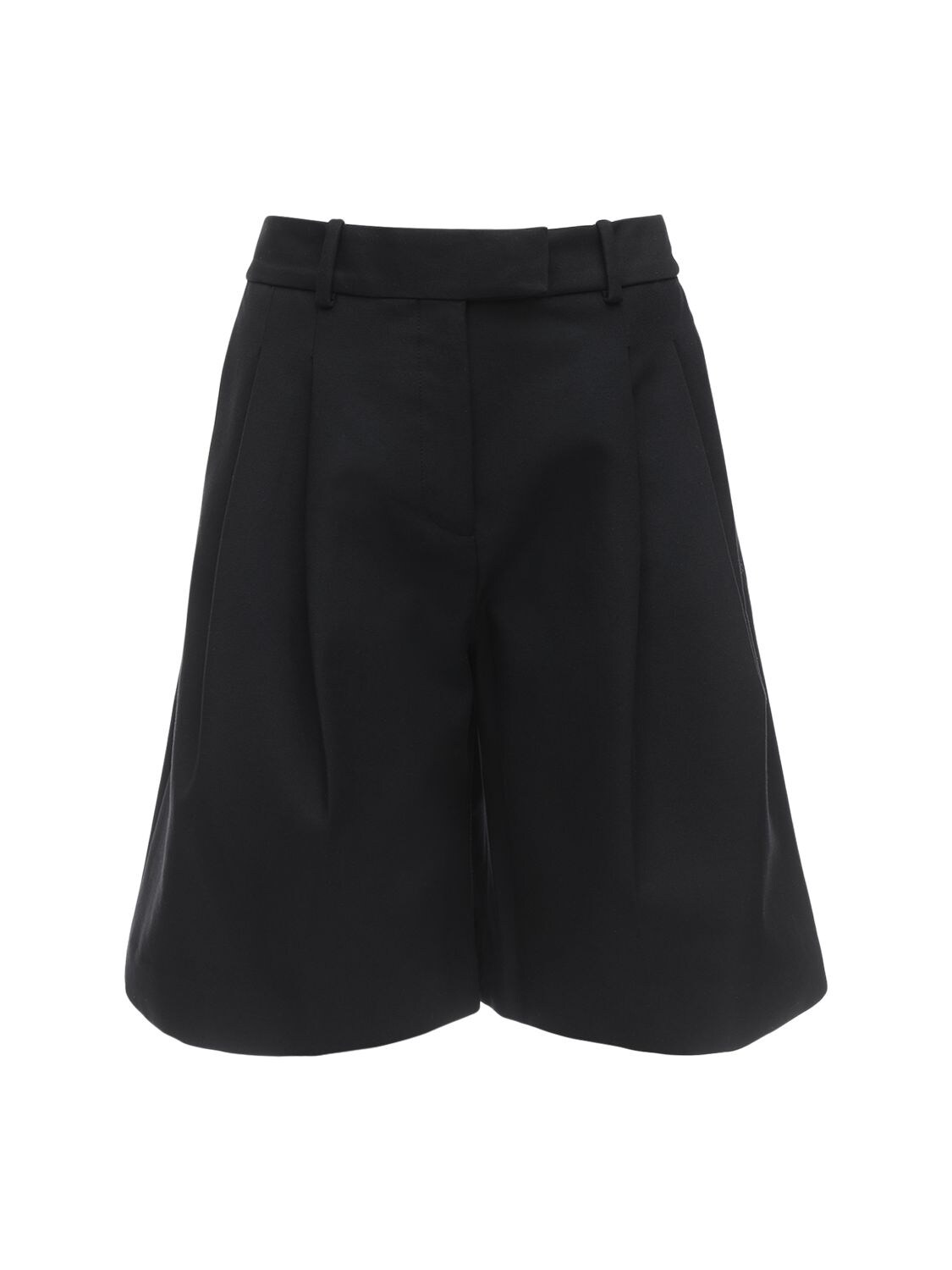 KHAITE BAILY COMPACT COTTON TWILL SHORTS,71IDLK023-MJAW0