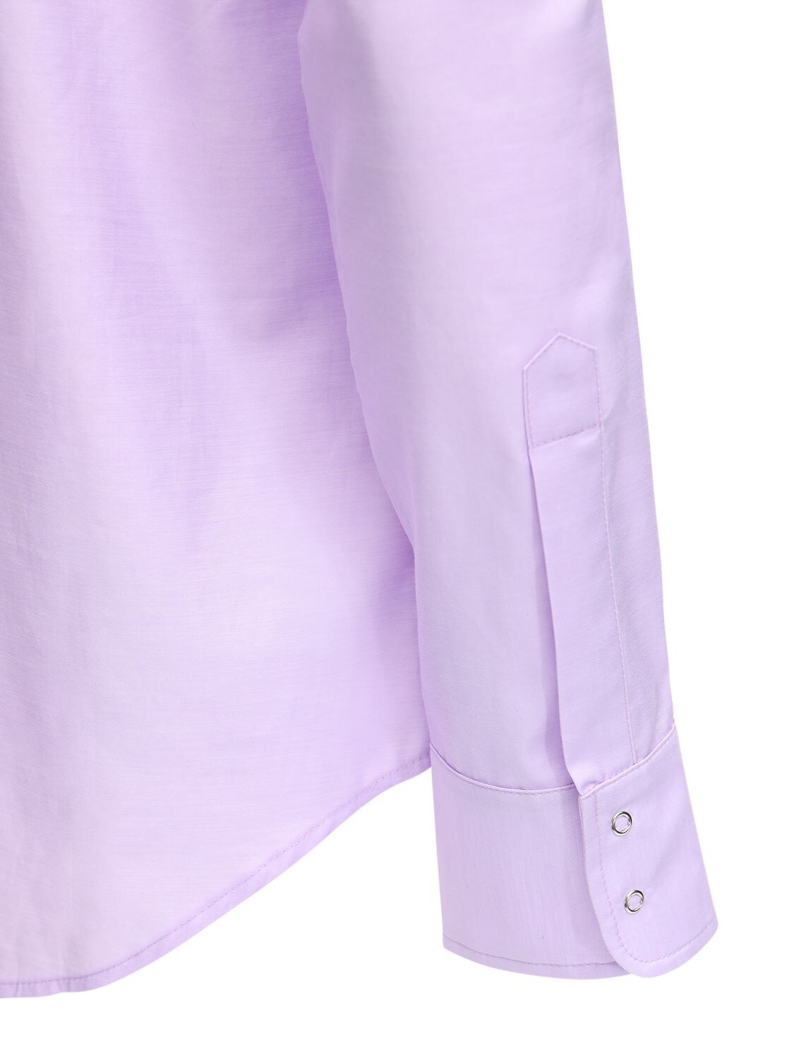 Coperni Pin-tuck Shirt Dress In Lilac | ModeSens