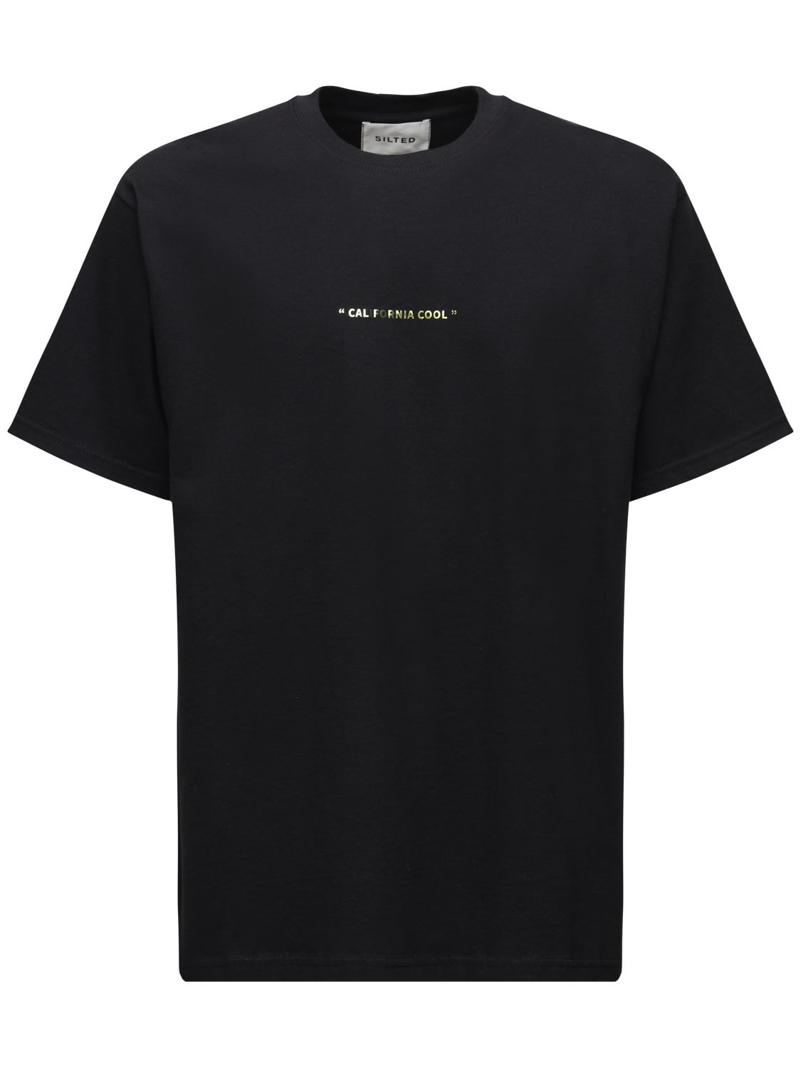 The Silted Company Cali Cool Cotton T-shirt In Black