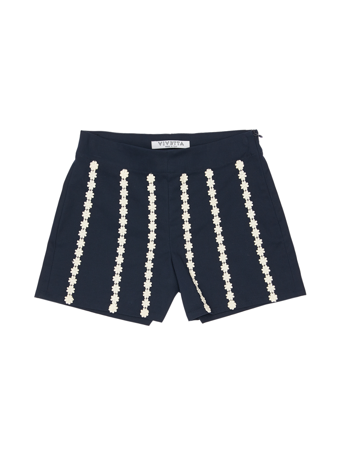 Shorts Aus Stretch-baumwollpopeline