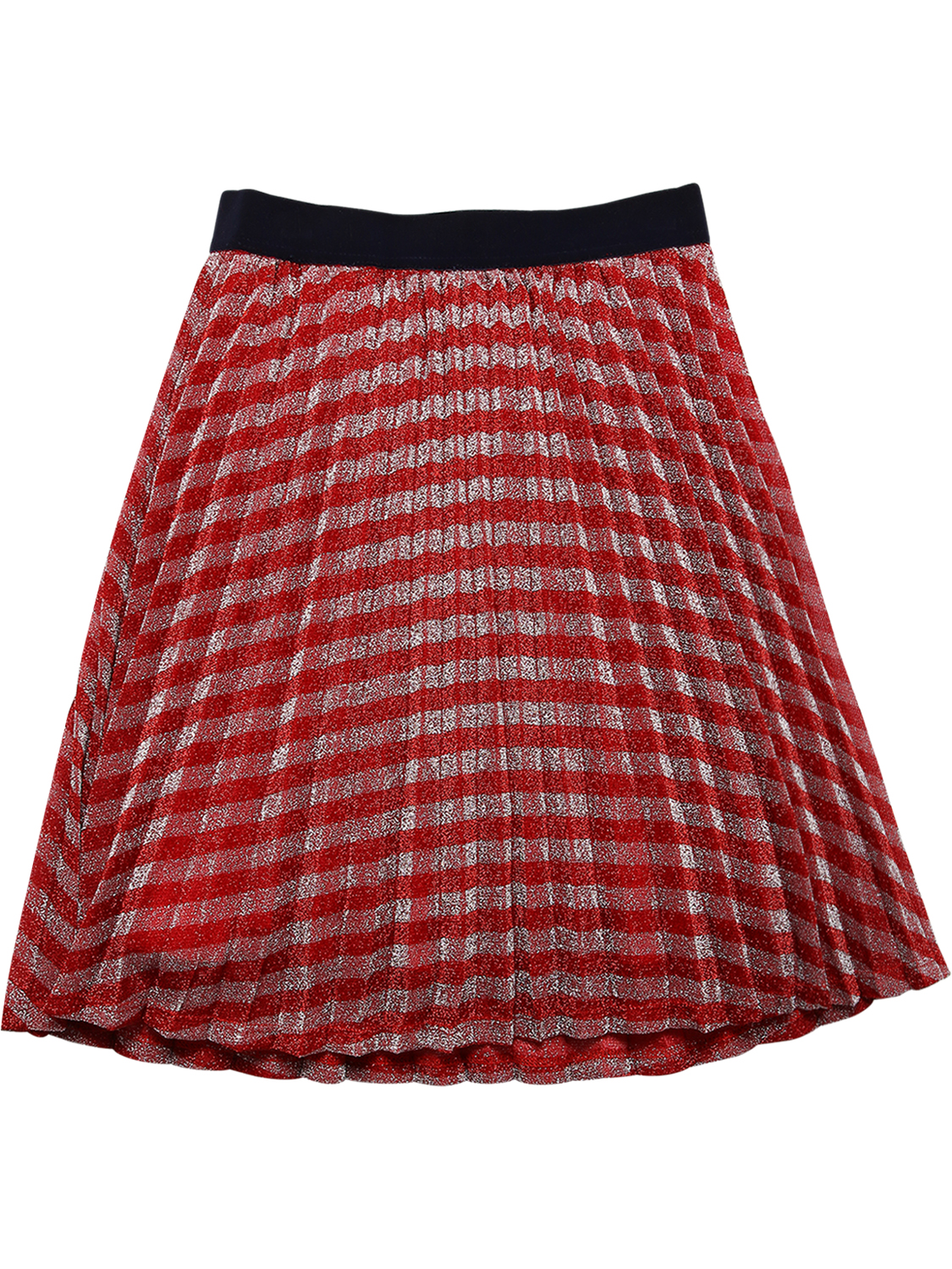Plissierter Rock Aus Lurex