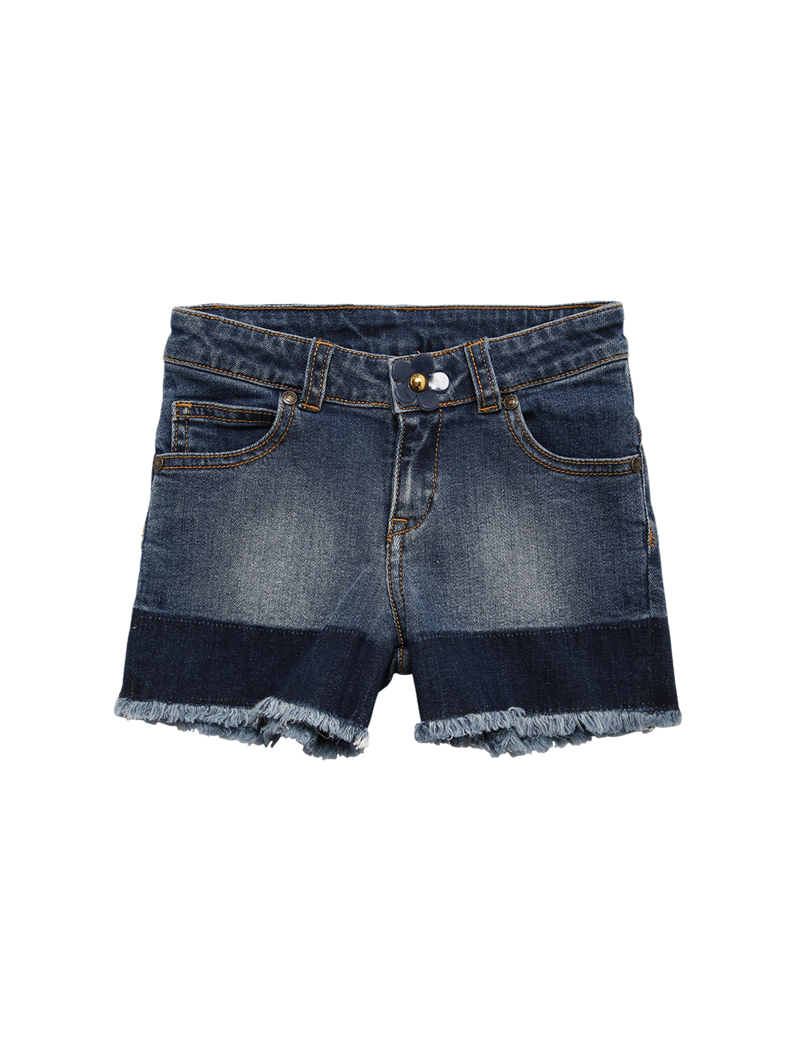 Shorts Aus Stretch-denim
