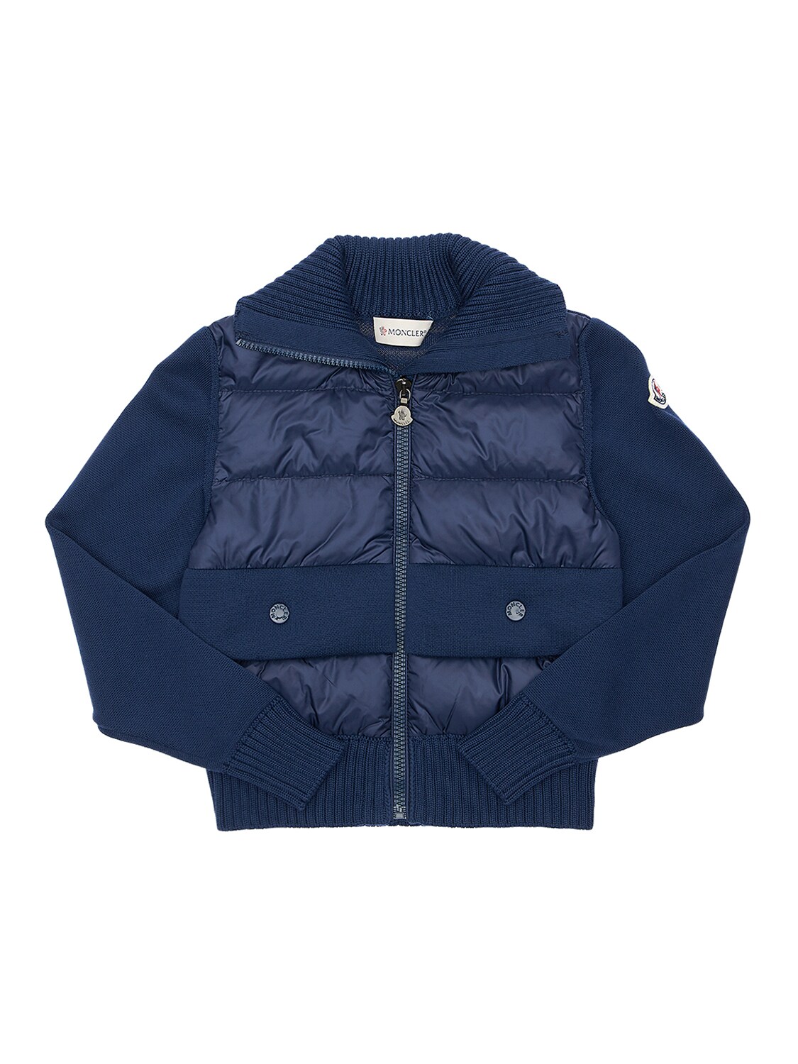 moncler knit down jacket