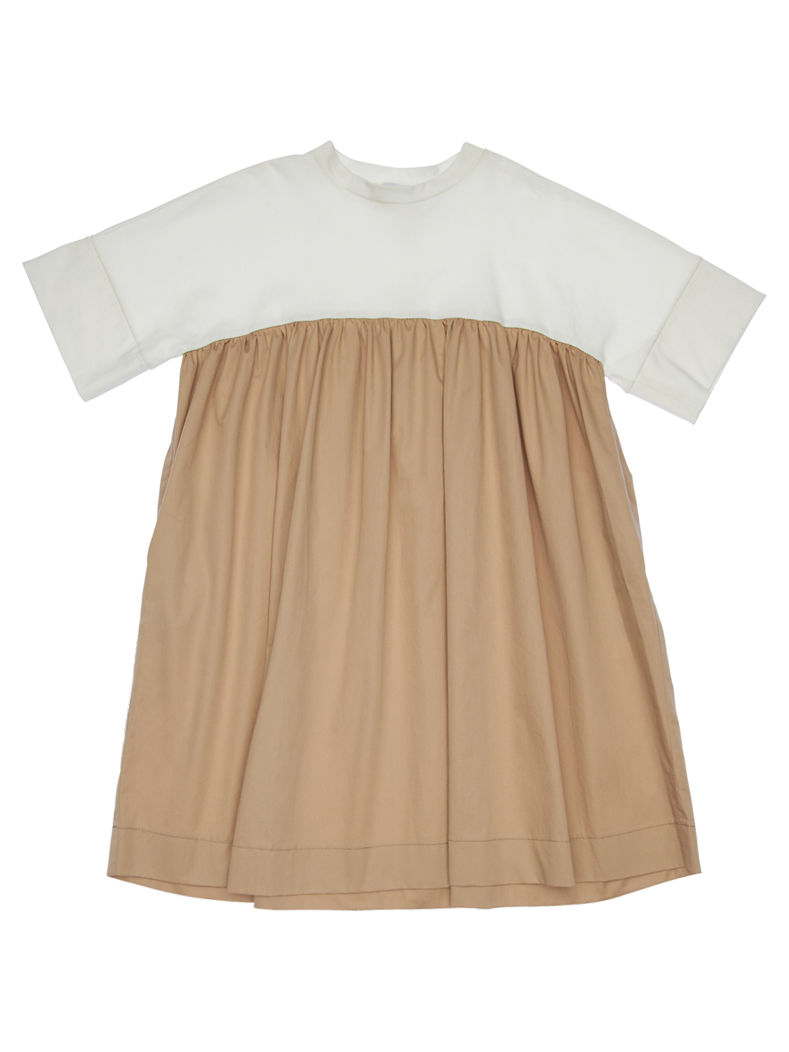 Kleid Aus Baumwollinterlock Und -popline