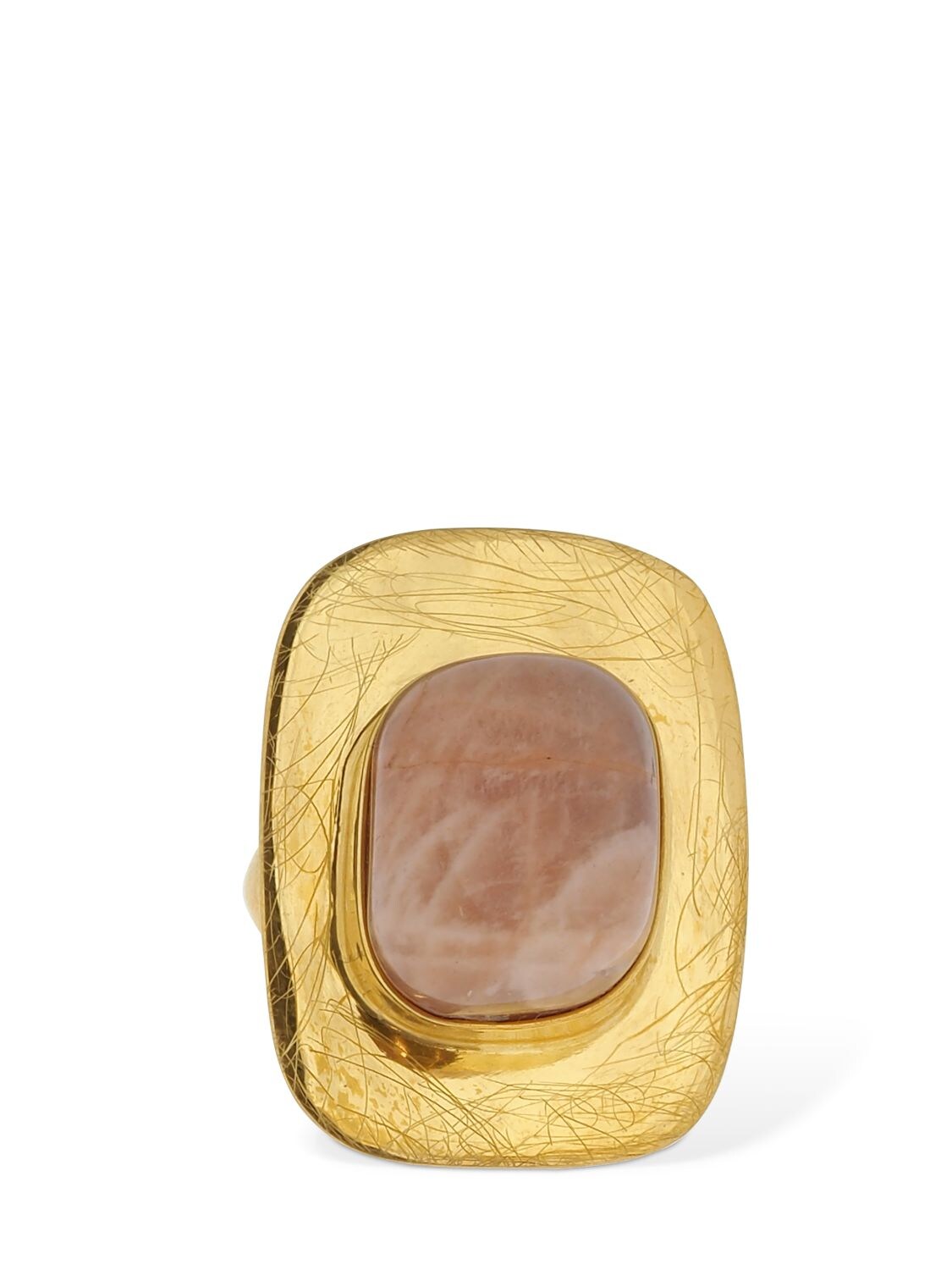 Liya Pink Quartz Ring In Pink,gold