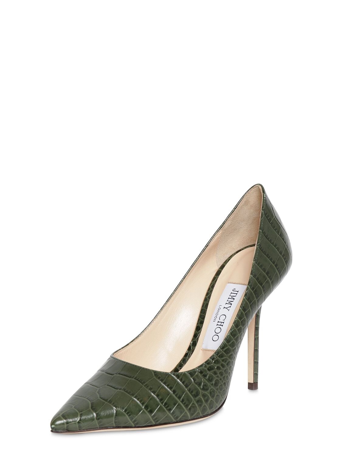 jimmy choo love croc flat