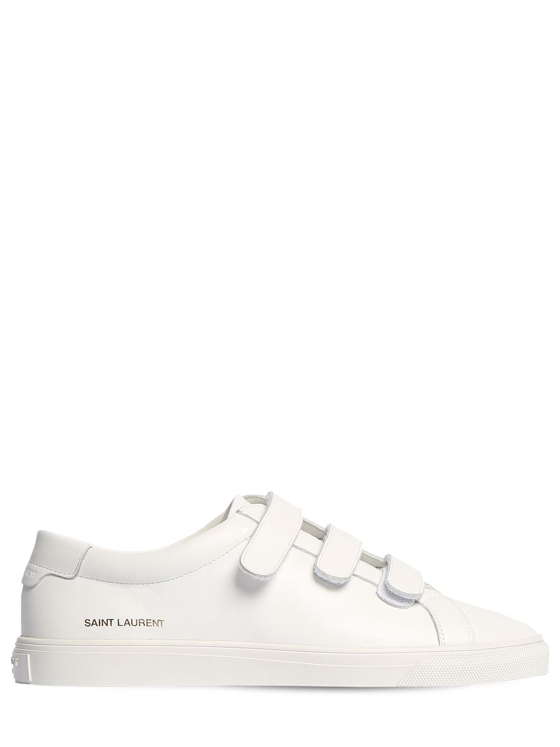SAINT LAURENT 20MM ANDY LEATHER STRAPPY trainers,71IG5D025-OTAZMA2