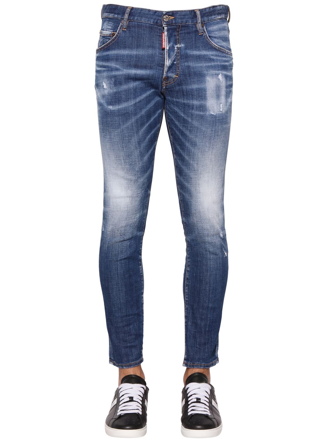 Dsquared2 Straight Leg Boot Cut Jean Jeans In Blue | ModeSens