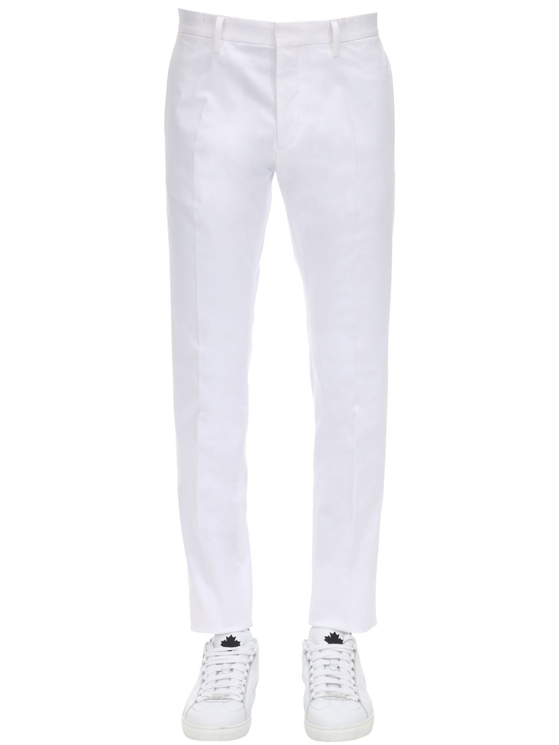 DSQUARED2 17CM COOL GUY STRETCH COTTON TWILL PANTS,71IG7E132-MTAW0