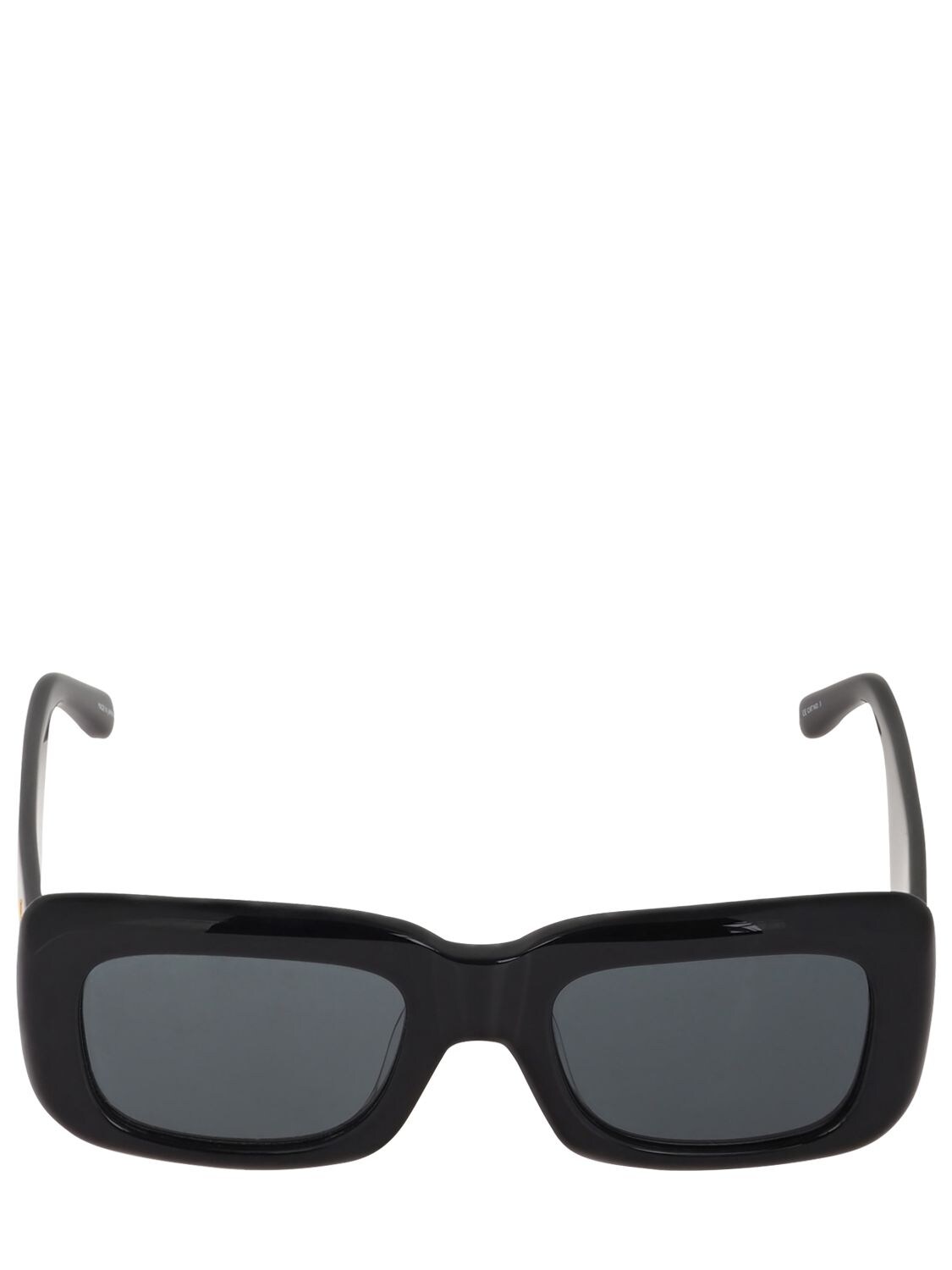 Attico Marfa Acetate Squared Sunglasses In Black,grey