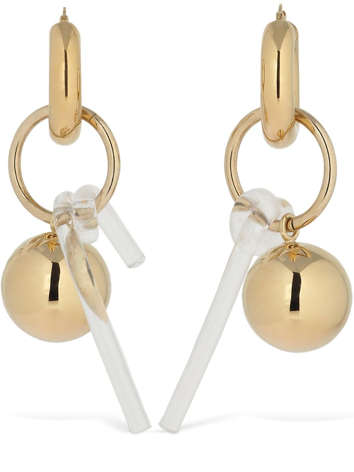 Colville Twisted Cluster Earrings In Gold
