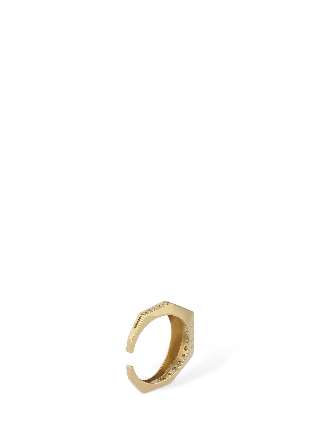 Shop Eéra Sabrina 18kt Gold & Diamond Mono Earring