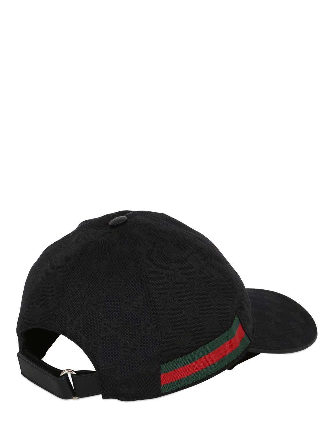 Shop Gucci Gg Supreme Canvas Baseball Hat In Black