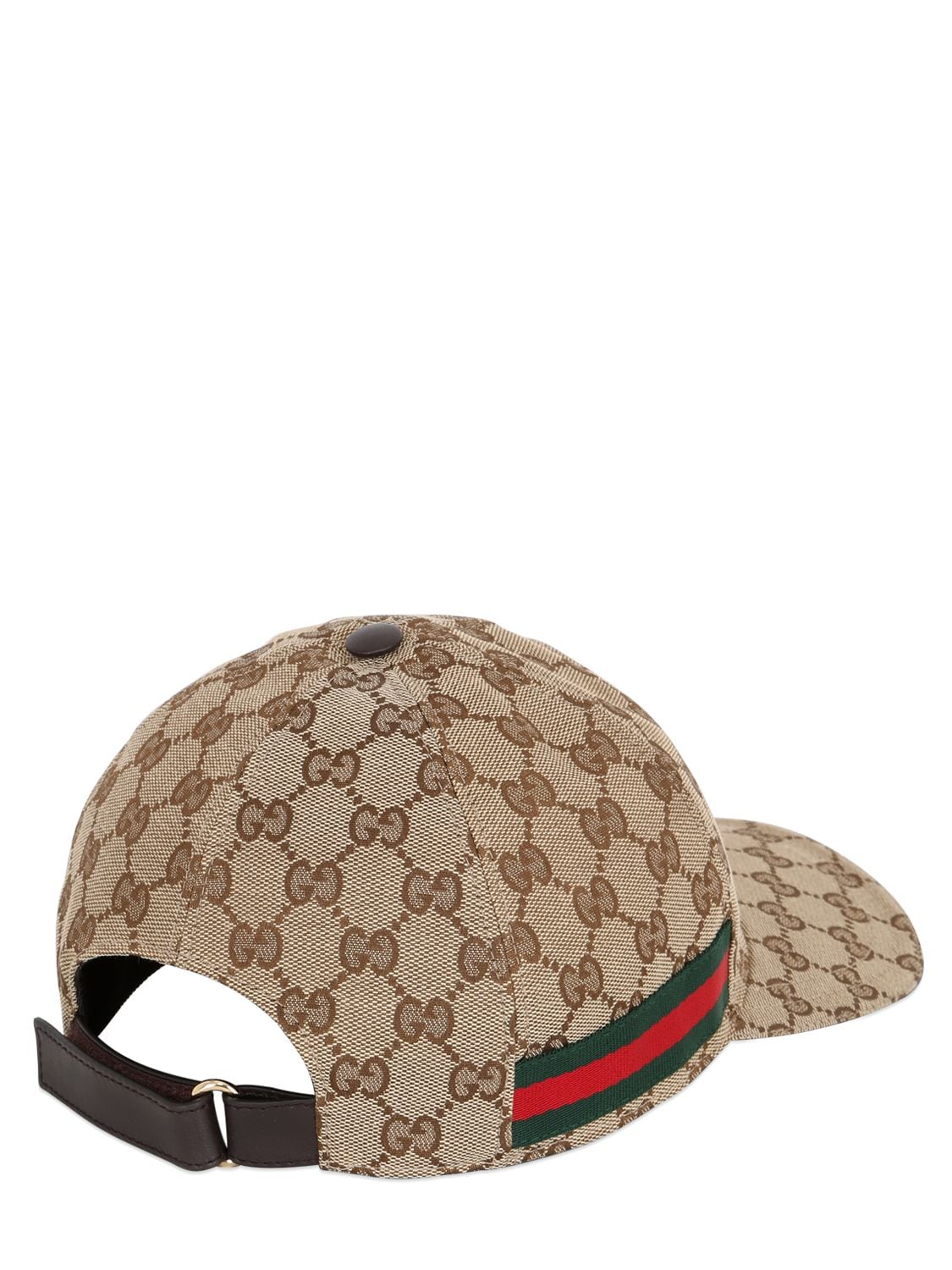 Shop Gucci Gg Supreme Canvas Baseball Hat In Beige