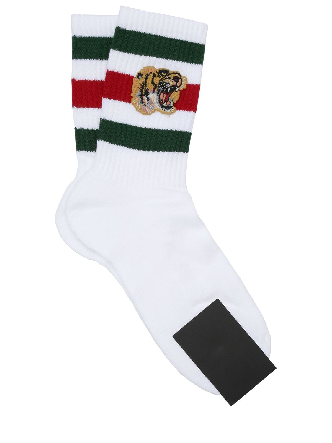 Gucci White Tiger Socks | ModeSens