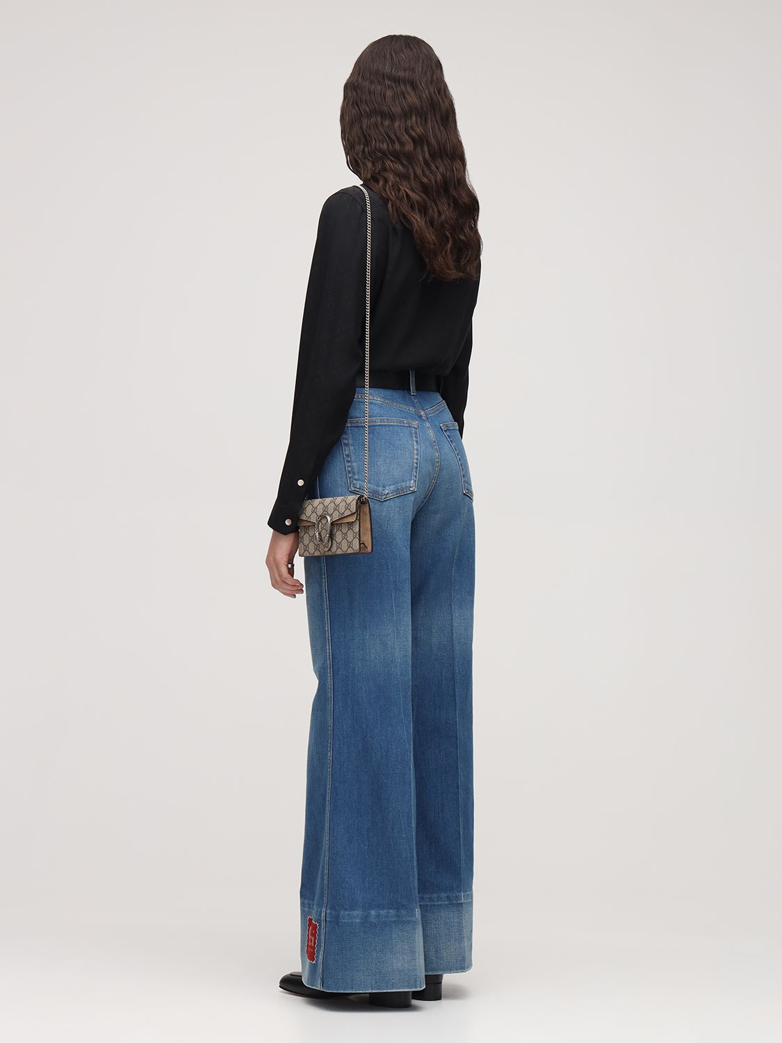 GUCCI | Gucci | Mujer Jeans Acampanados De Denim De Algodón Azul Denim 27 |  Shoppingscanner