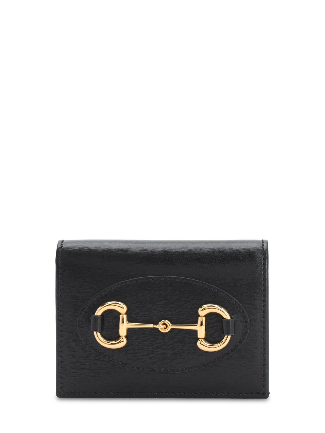 Gucci - 1955 horsebit leather wallet - Black | Luisaviaroma