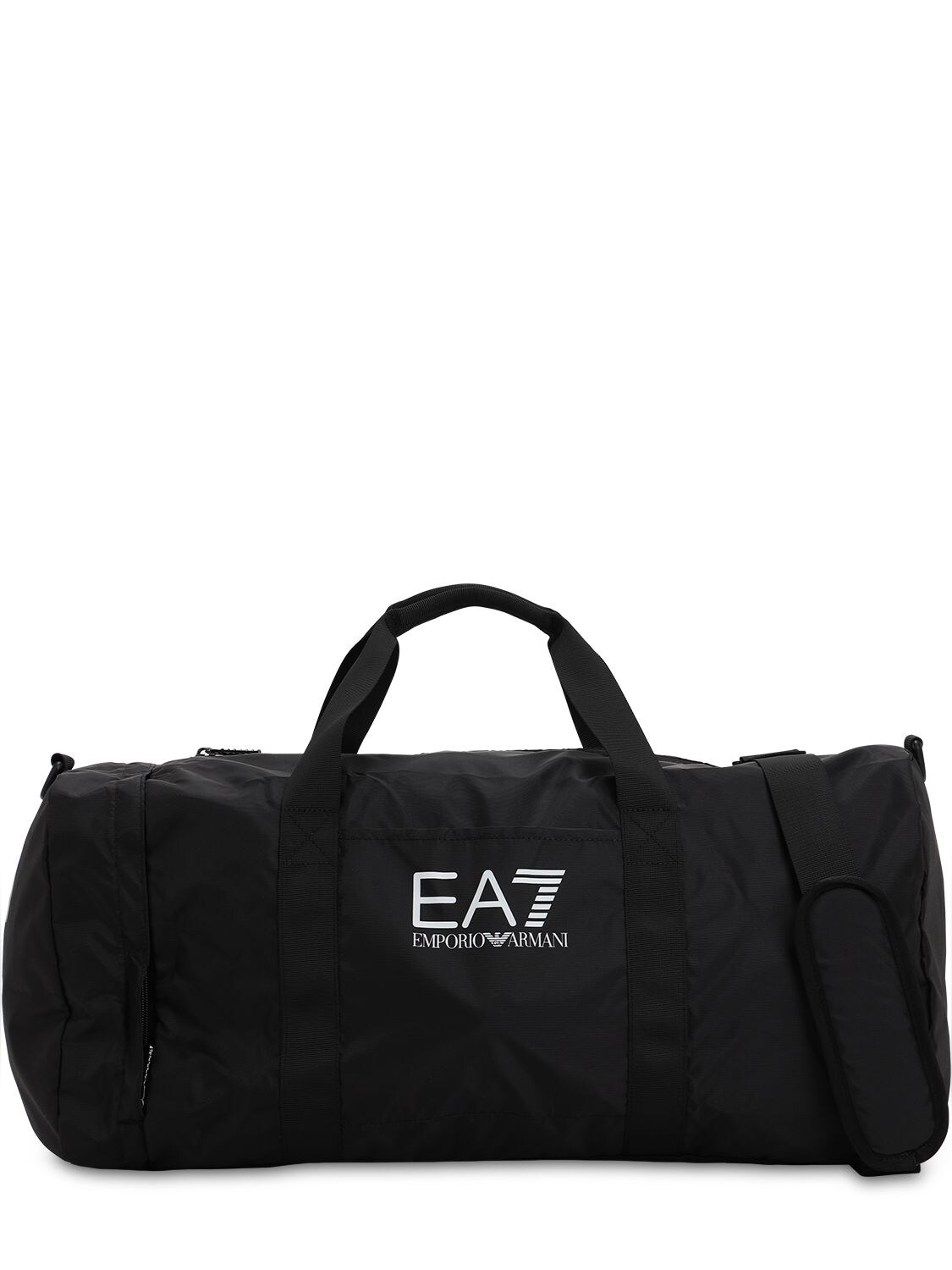 Ea7 40l Train Prime Gym Bag In Black