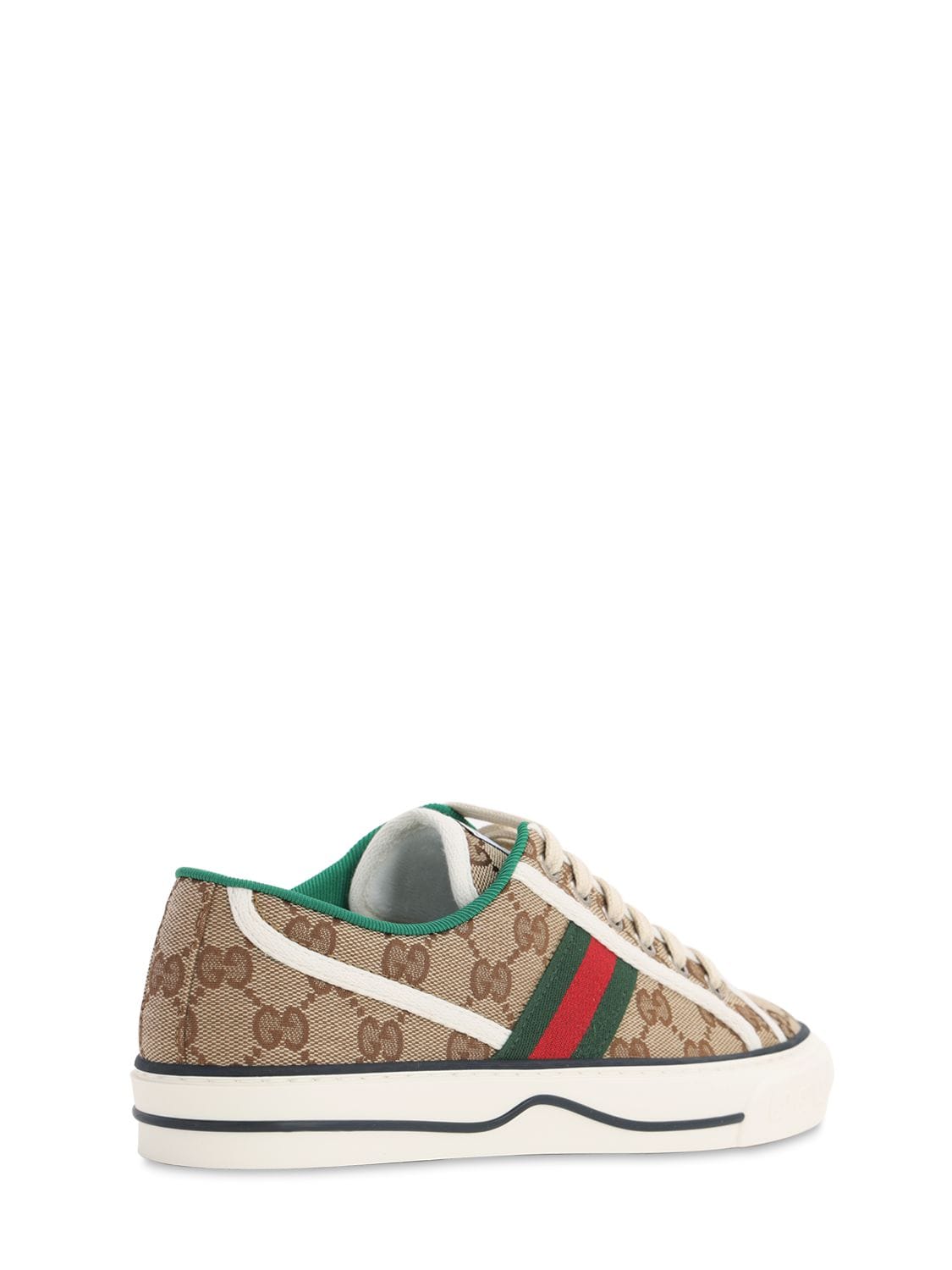 Shop Gucci Tennis 1977 Gg Canvas Sneakers In Beige