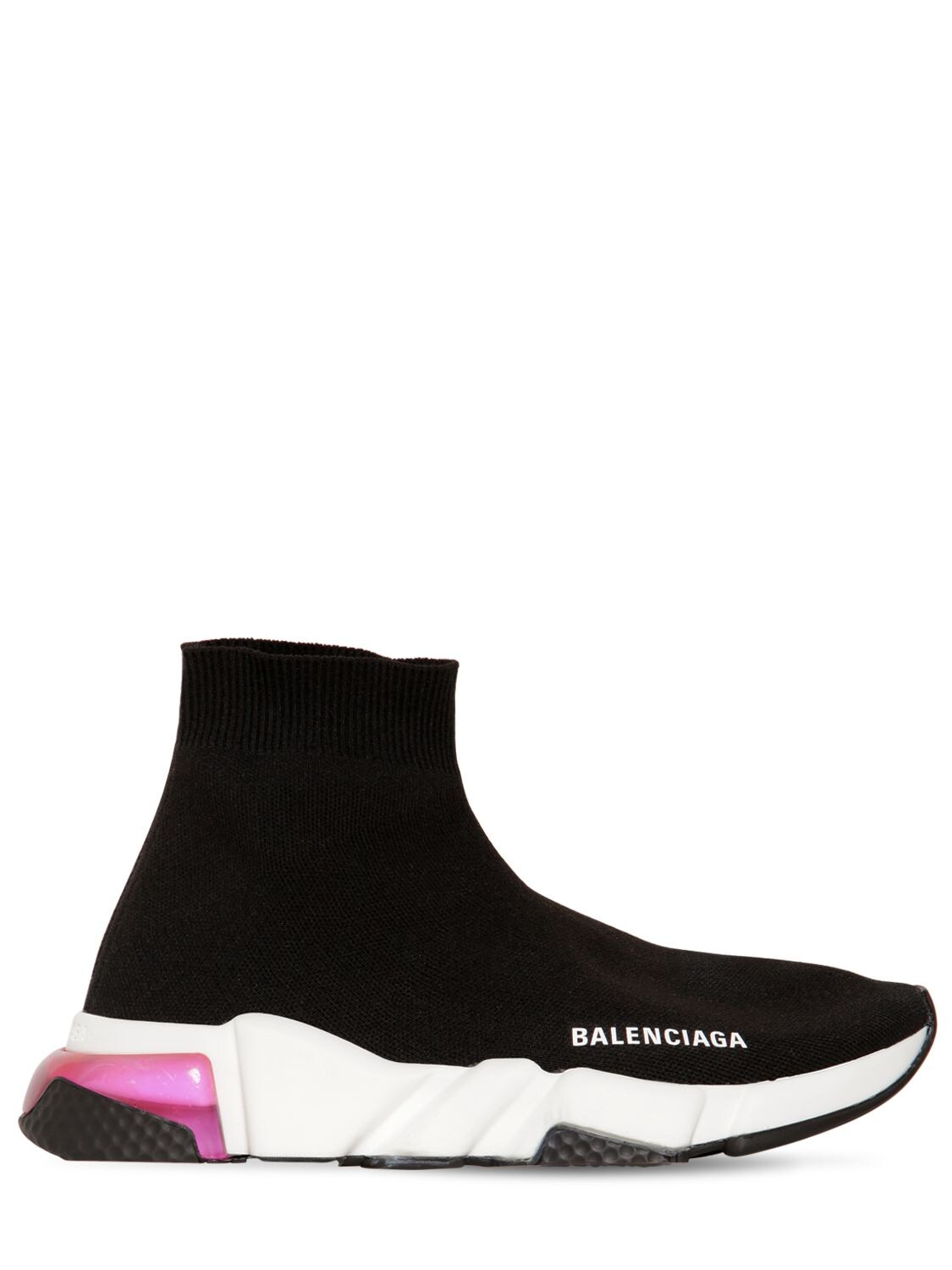 BALENCIAGA 30毫米“SPEED CLEAR SOUL”针织运动鞋,71IHLD015-MTAXNA2