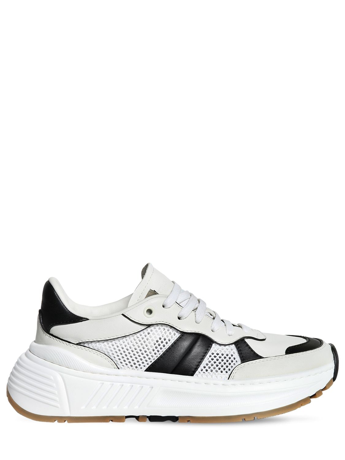 40mm Leather & Mesh Sneakers