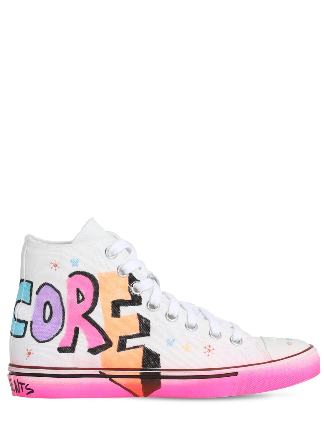 Image of 20mm Canvas High Top Sneakers