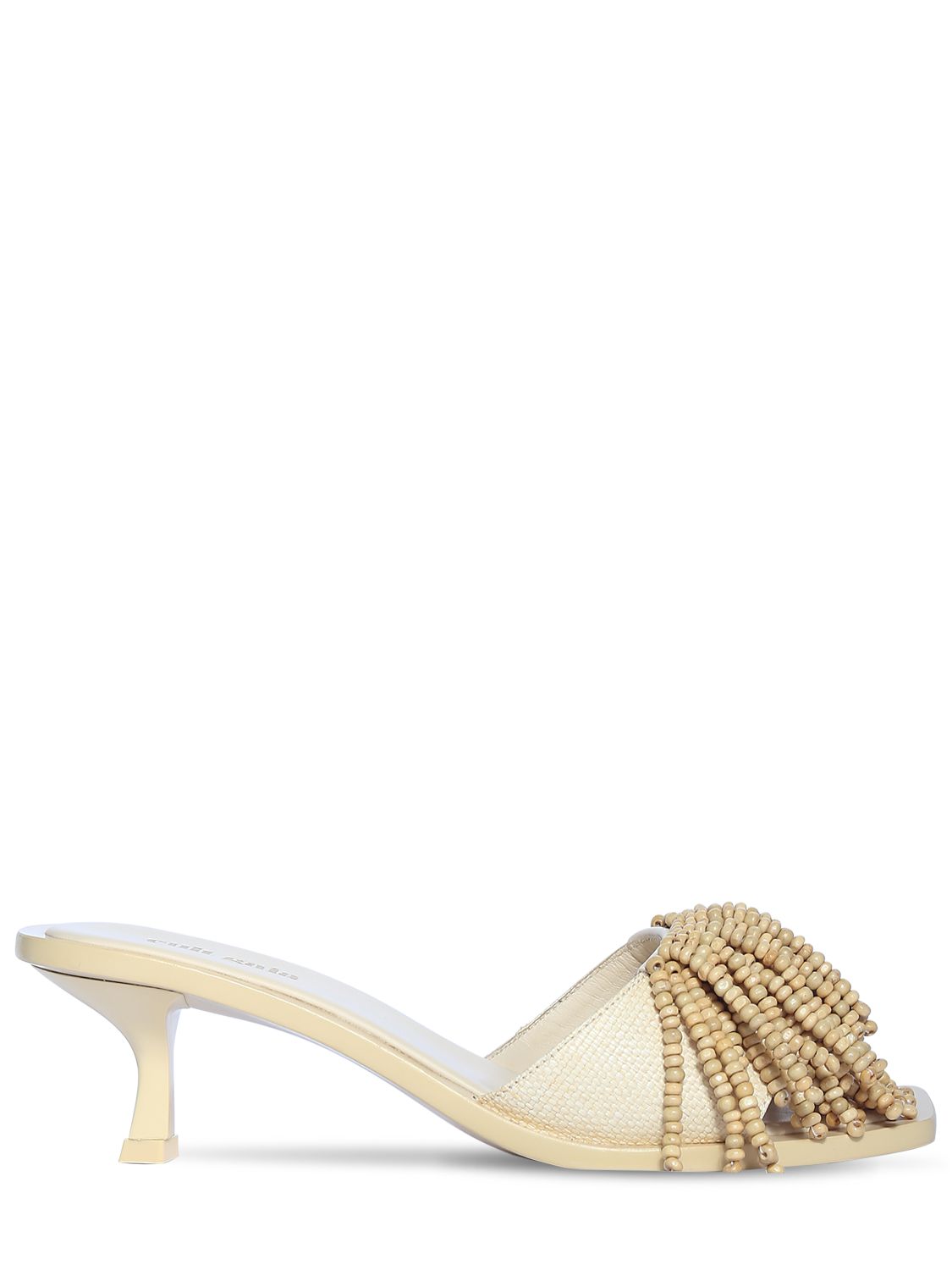 CULT GAIA55mm Uma Embellished Faux Raffia Sandals DailyMail