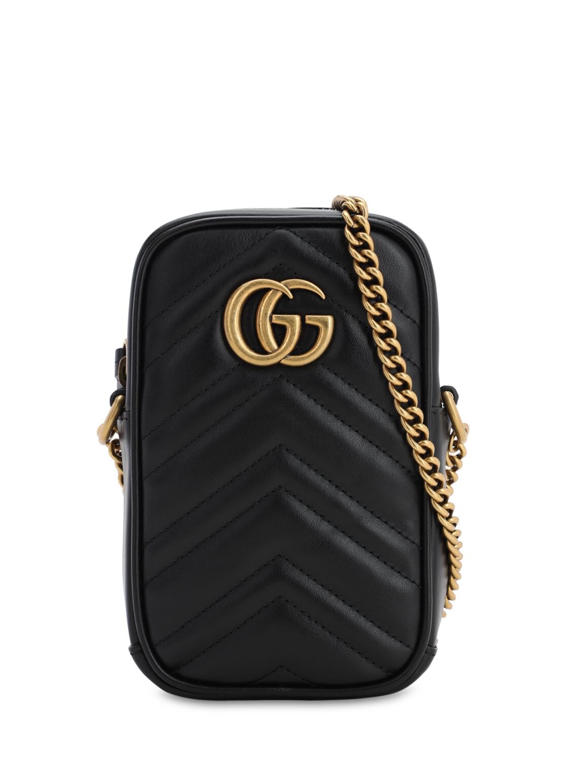 Gg Marmont 2.0 Leather Shoulder Bag
