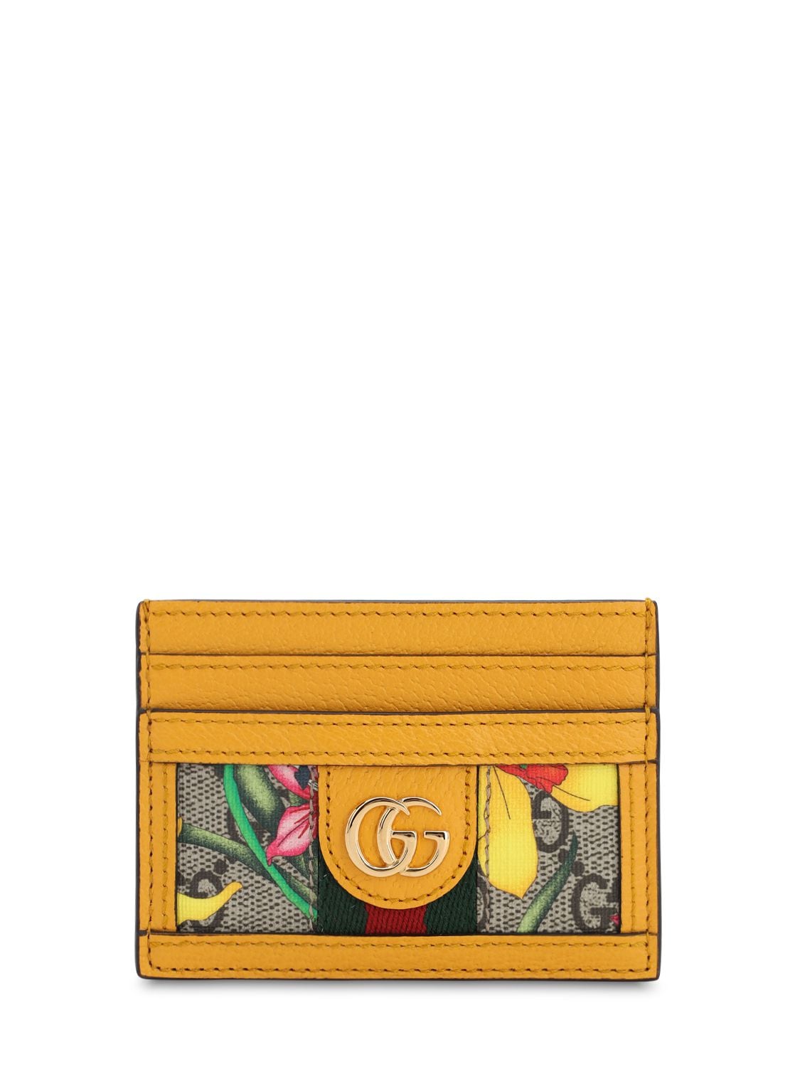 Gucci Flora Gg Supreme Card Holder