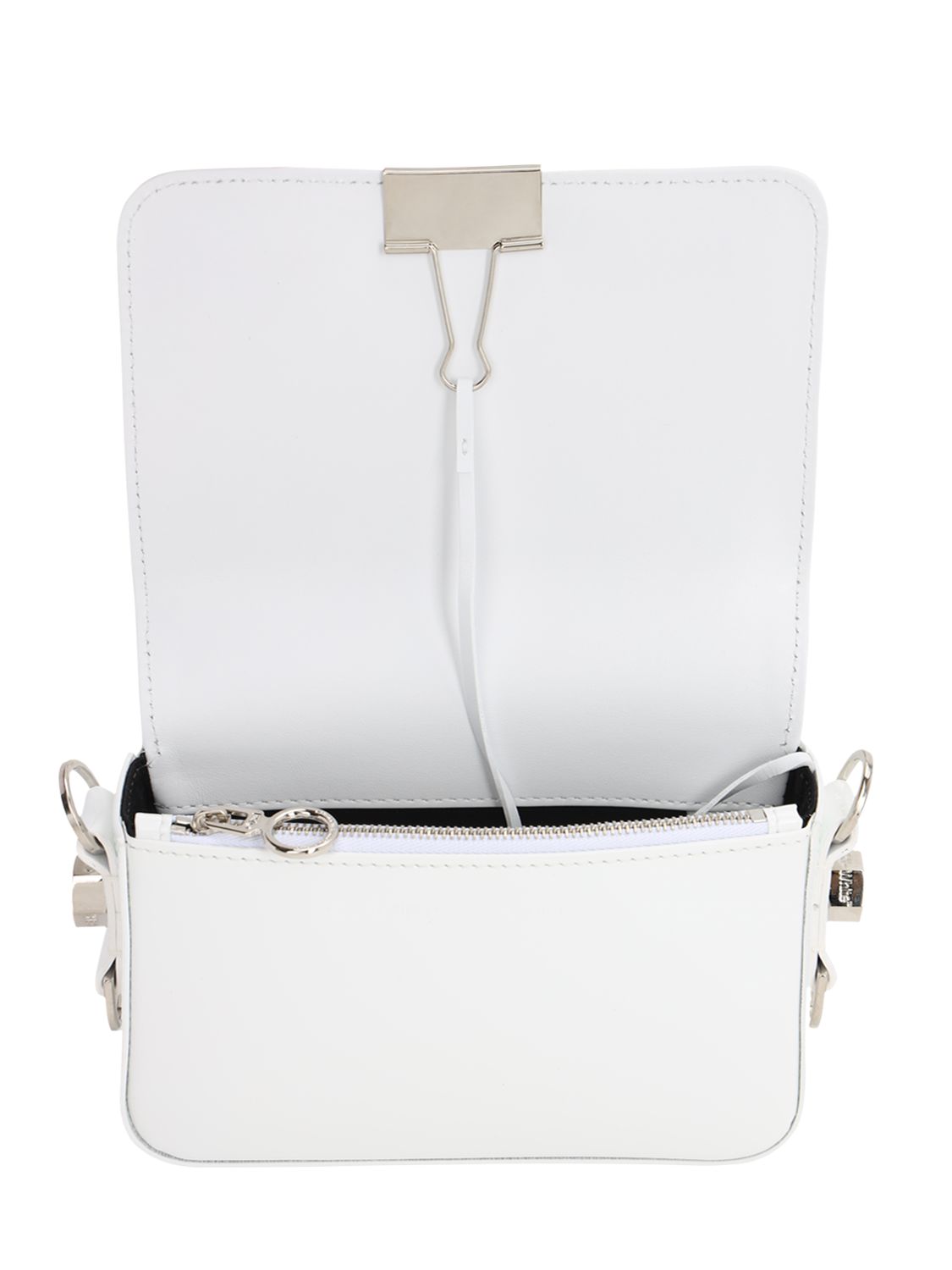 Off White Crossbody Bag Blue