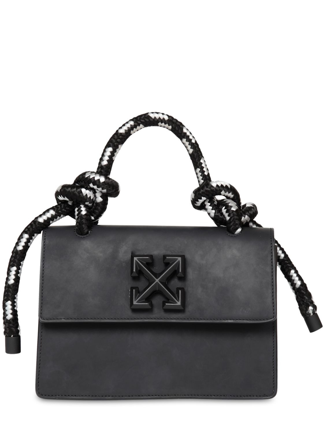 OFF-WHITE GUMMY JITNEY 1.4 LEATHER BAG,71IIUD025-MTAWMA2