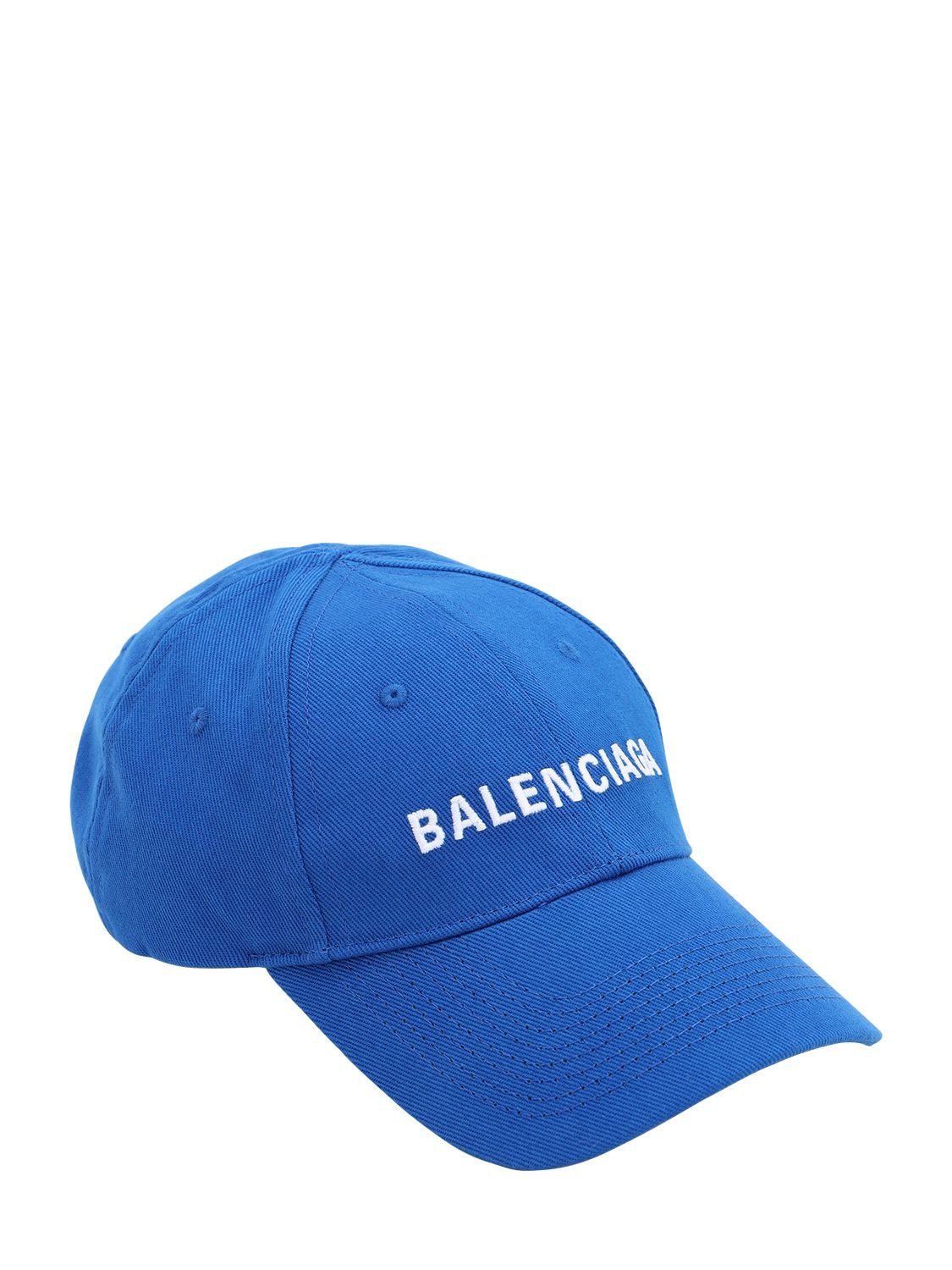 BALENCIAGA LOGO COTTON BASEBALL HAT,71IIUT063-NDI3NW2
