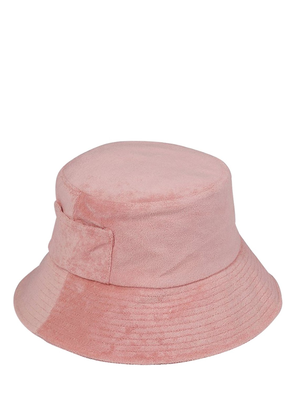Lack Of Color Terry Towel Bucket Hat In Peachy Pink