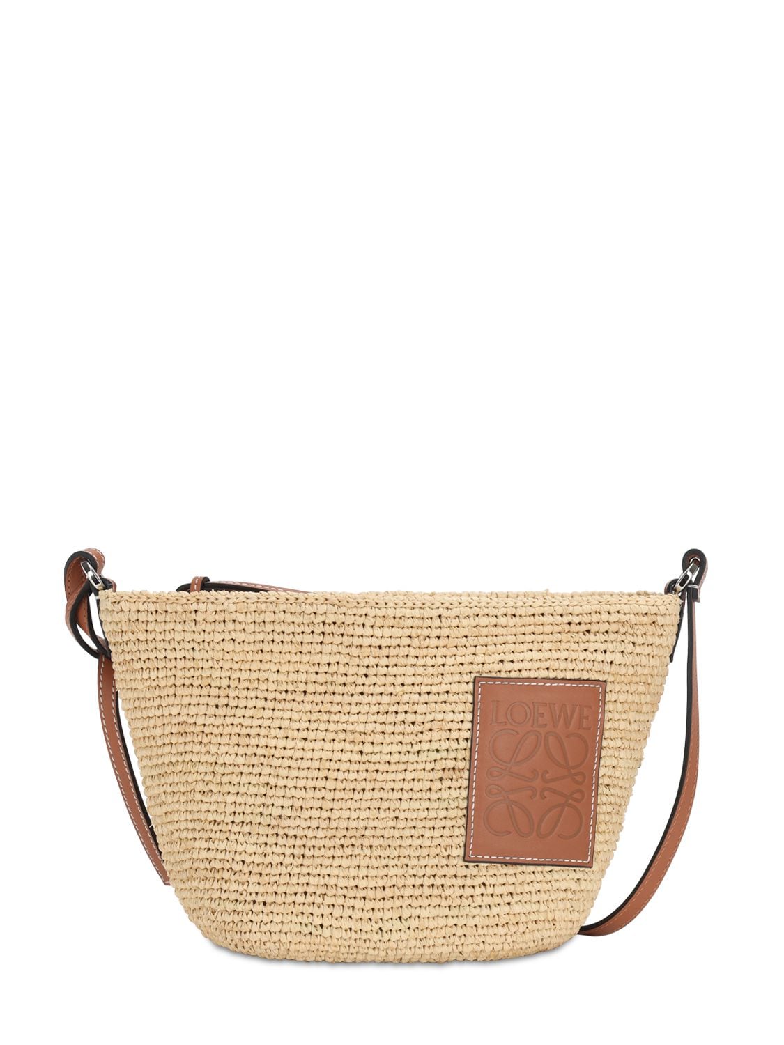 Loewe Pochette Bag in Natural & Tan