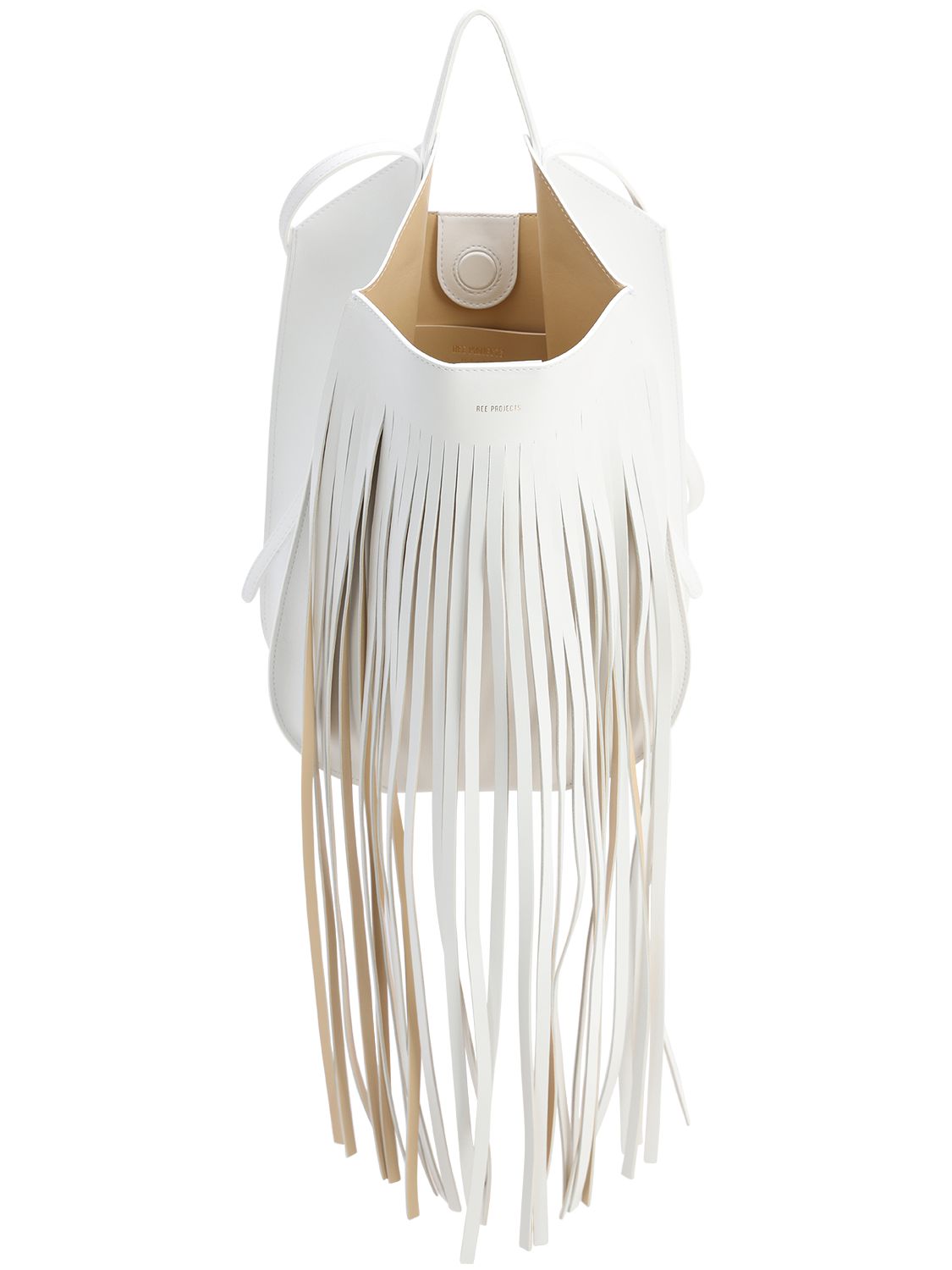 REE PROJECTS HELENE MINI FRINGE LEATHER SHOULDER BAG