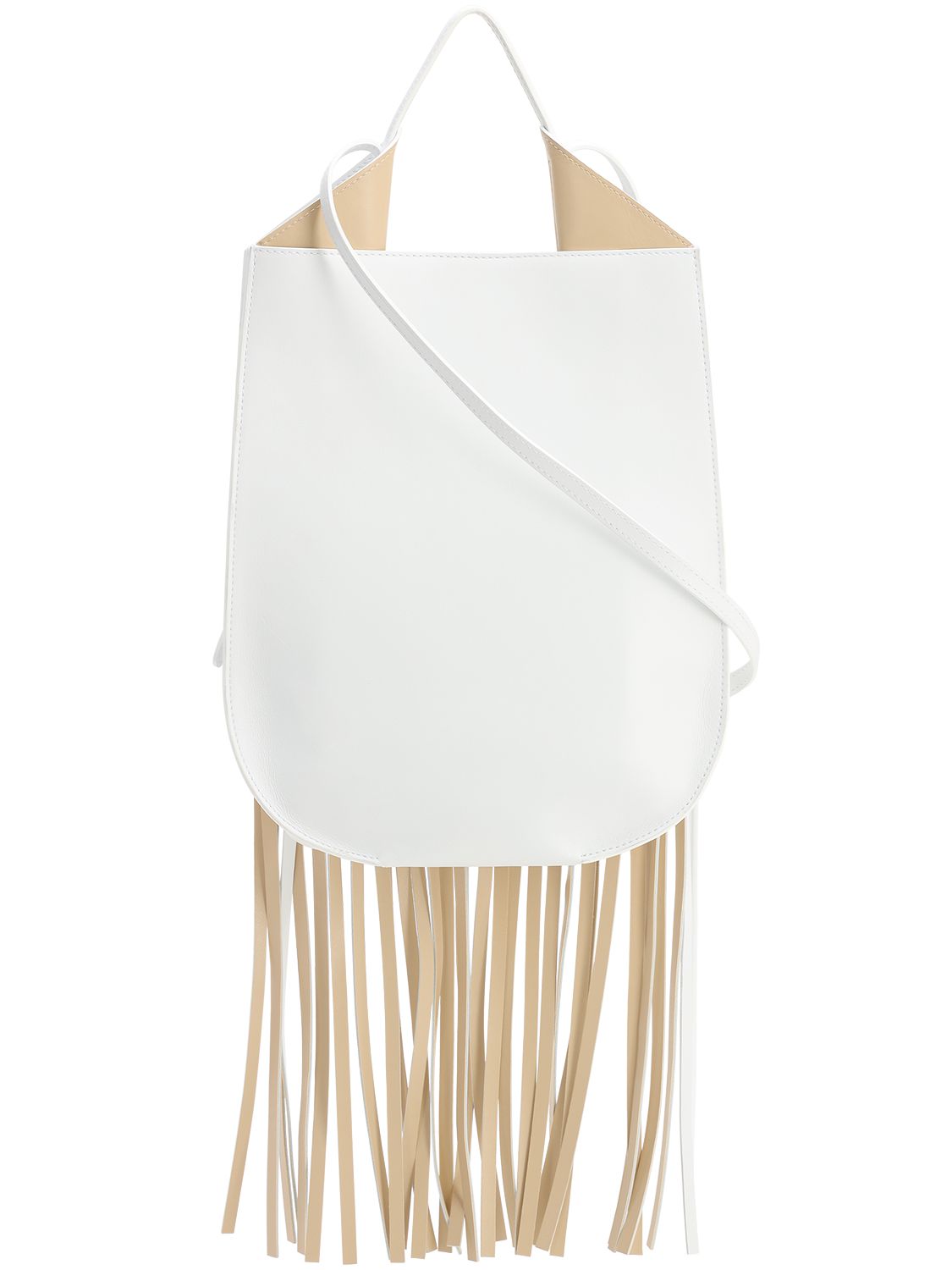REE PROJECTS HELENE MINI FRINGE LEATHER SHOULDER BAG
