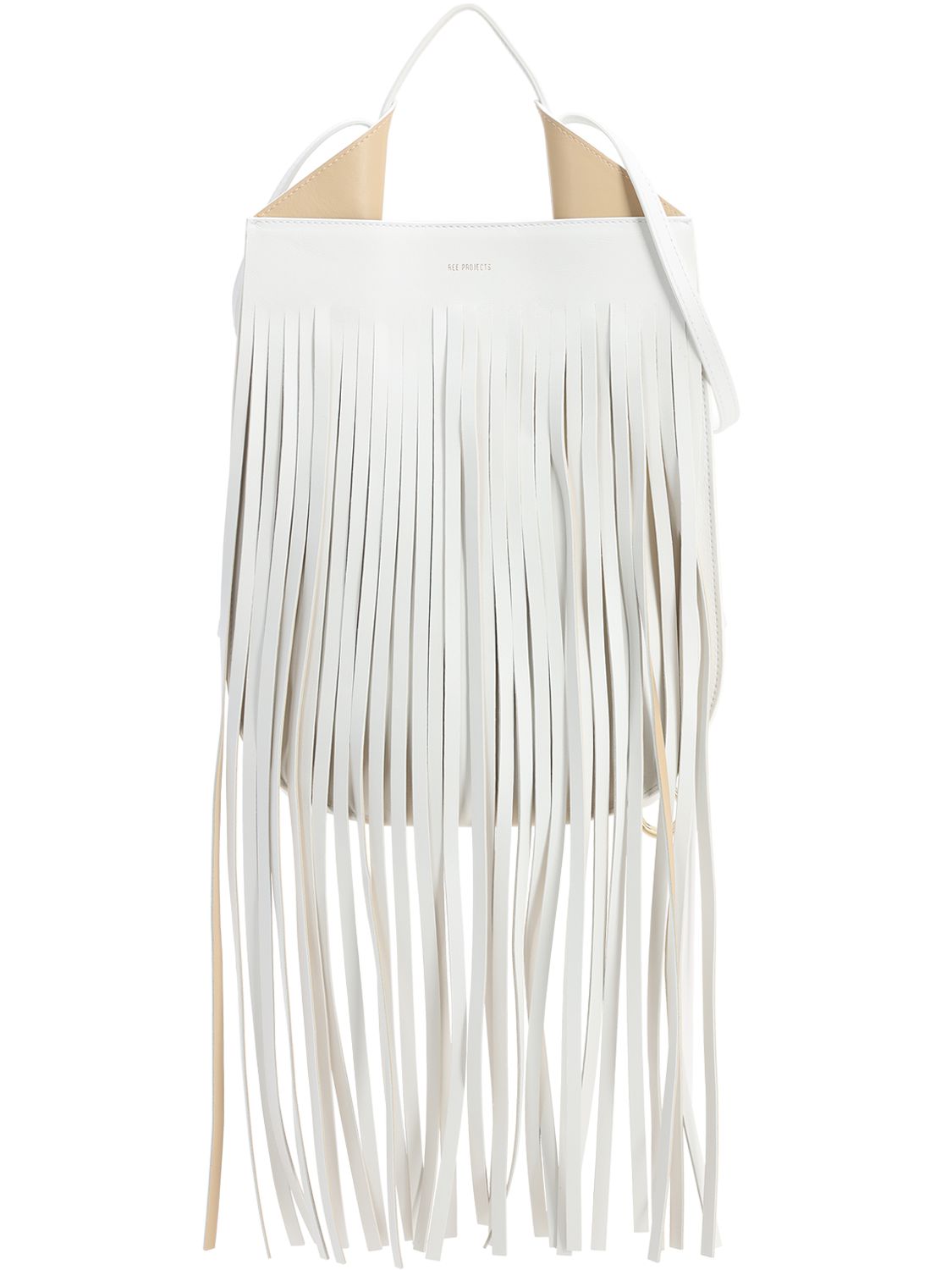 REE PROJECTS HELENE MINI FRINGE LEATHER SHOULDER BAG