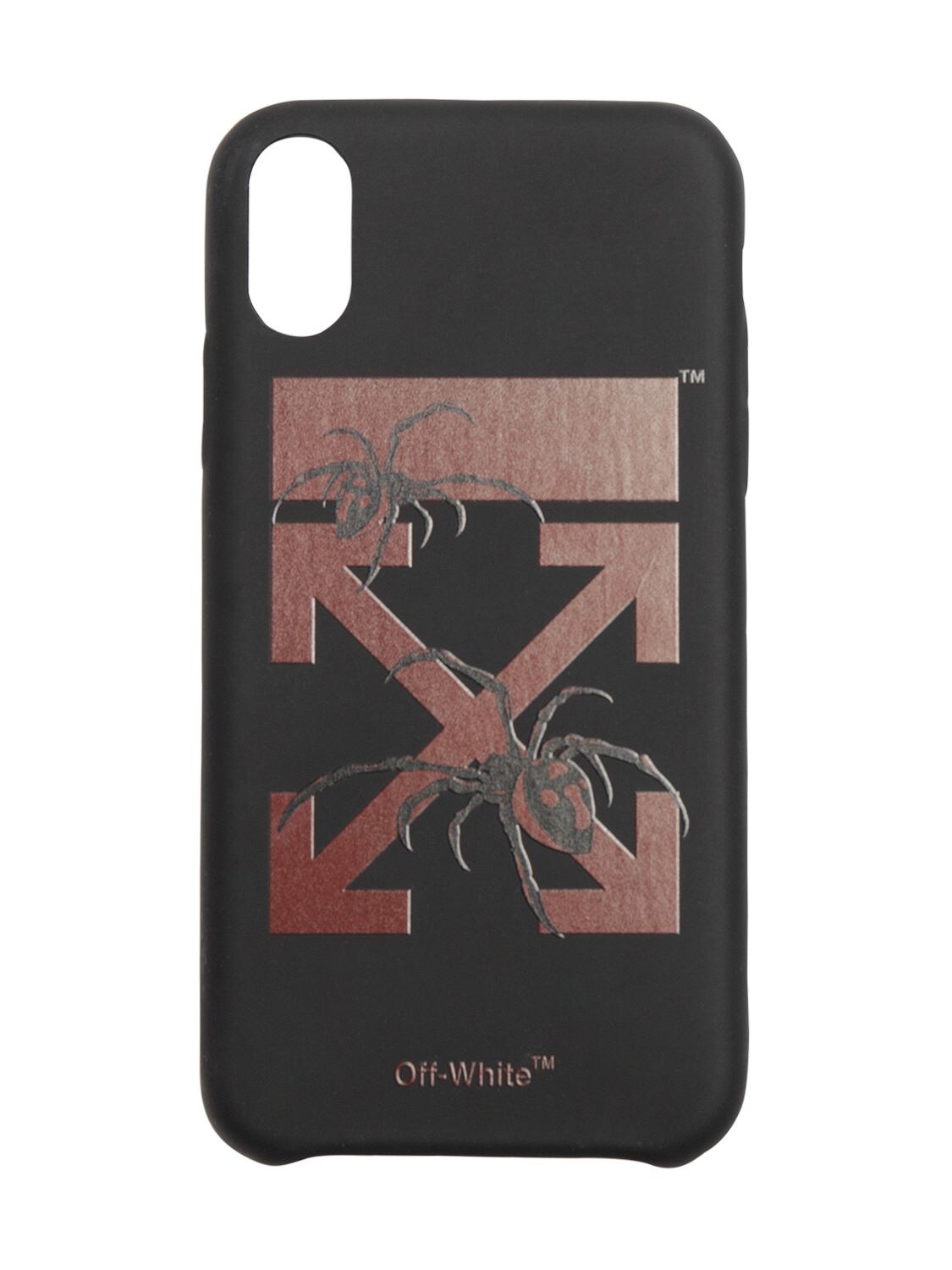 Off-white Arachno Arrow Pvc Iphone X/xs Cover In Black