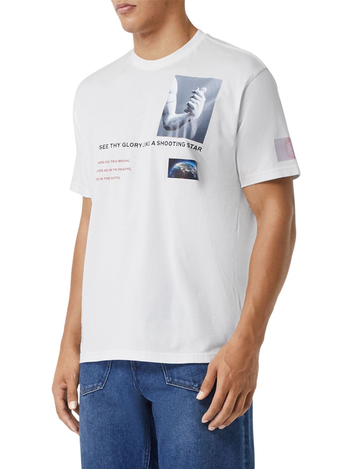 BURBERRY 大廓形印花纯棉平纹针织T恤,71IJSJ084-QTE0NJQ1